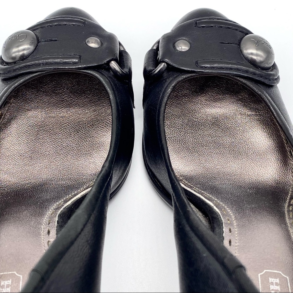 EUC Coach Darlina Dark Charcoal Gray Pumps, 7 - Picture 4 of 14